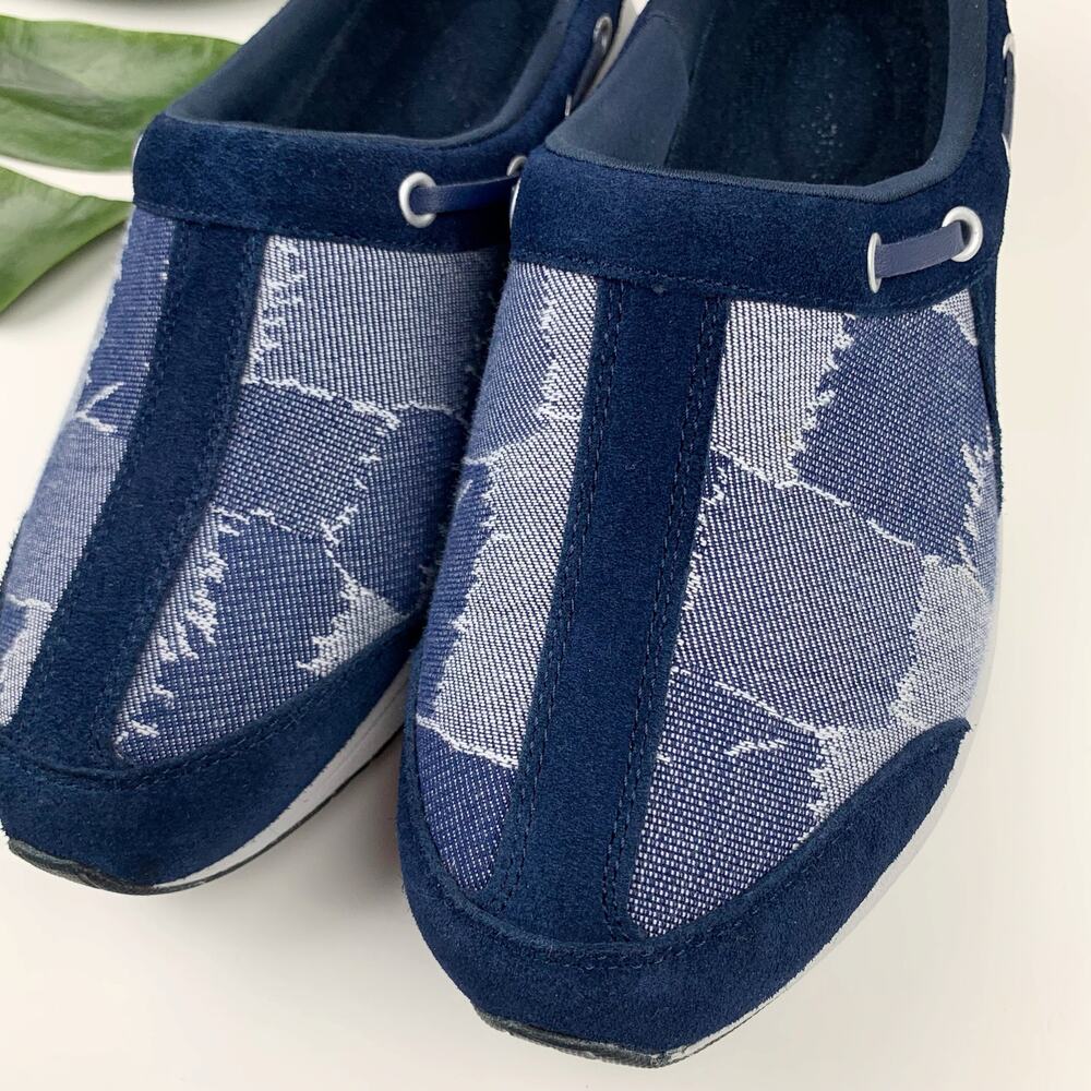 Easy Spirit Travelport Sport Clogs Sneaker Mules Blue Denim Slip On Women's 6.5 - Picture 3 of 10